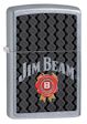 Jim Beam Zippo Lighter - Street Chrome - 28420 Zippo
